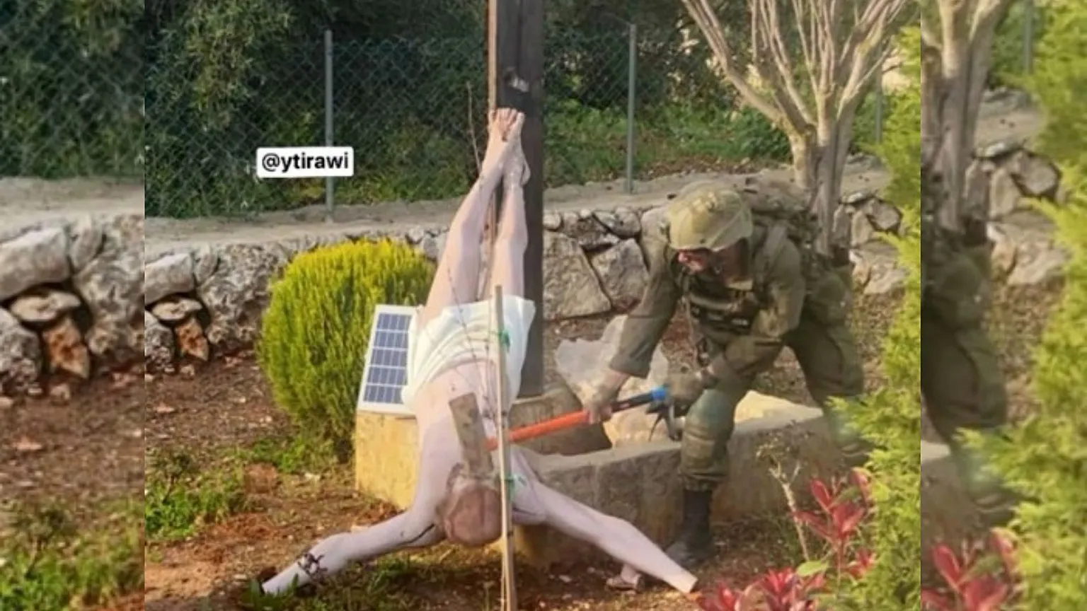 19 Aprile 2026 – Israele ammette autenticità foto soldato Idf che spacca statua di Gesù