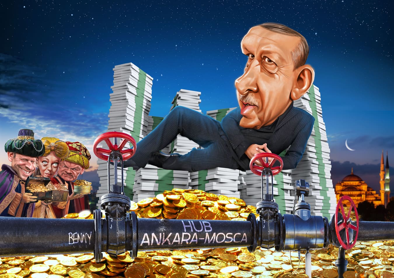 I tre re magi Ue alla corte del sultano Erdogan