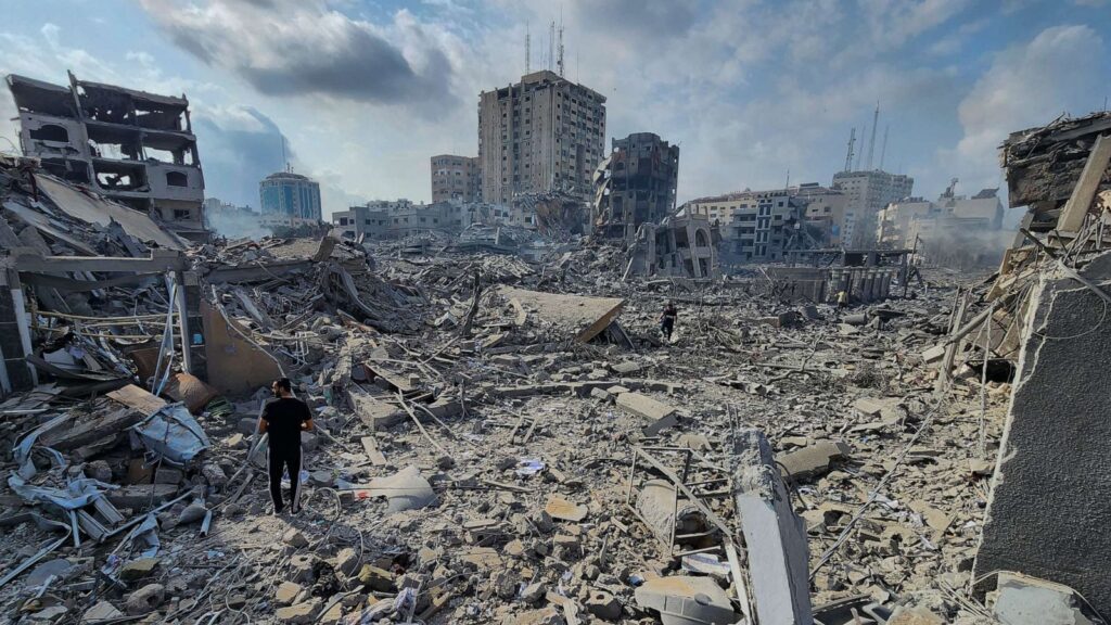 Distrutto il 61% delle zone residenziali a Gaza