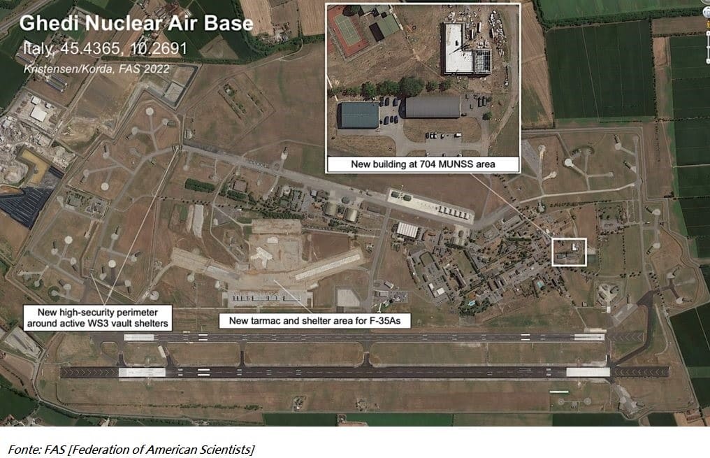 FOTO - Dal satellite la base militare di Ghedi a 15 km da Brescia