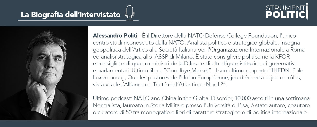 INFOGRAFICA - La biografia dell'intervistato Alessandro Politi