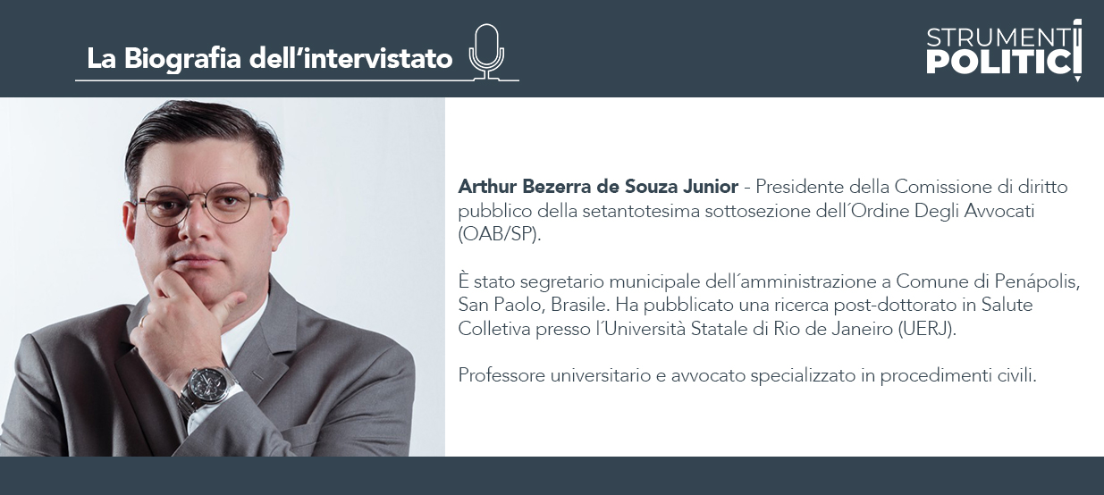 Infografica - La biografia dell'intervistato Arthur Bezerra de Souza Junior