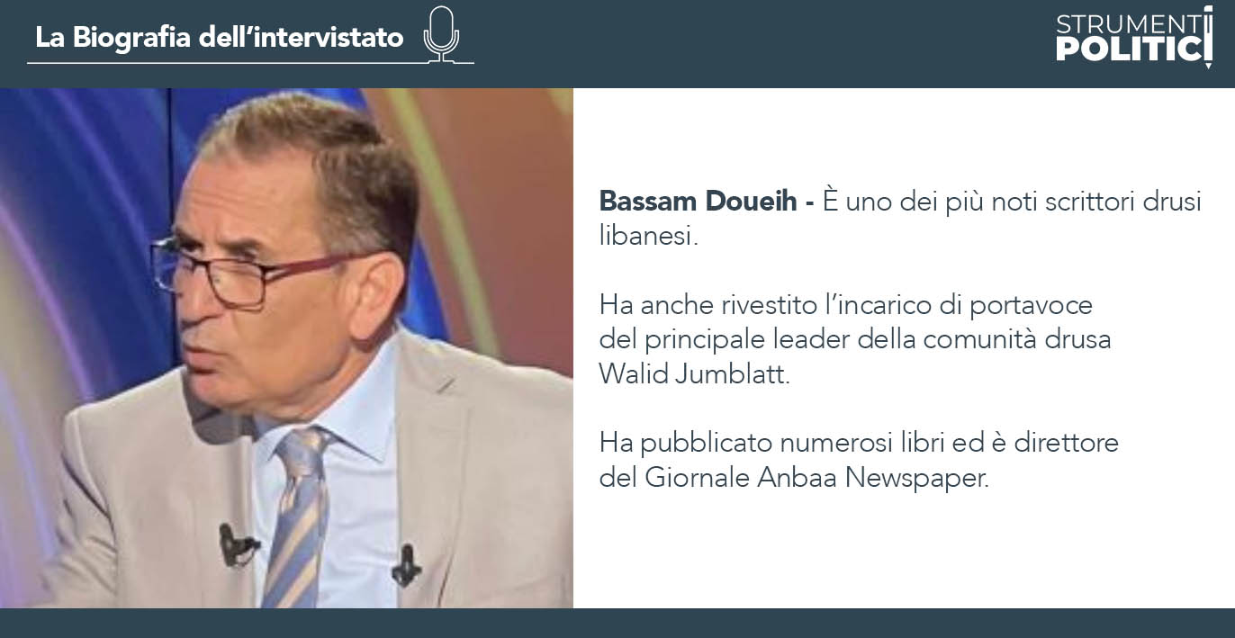 Infobio - La Biografia dell'intervistato Bassam Doueih