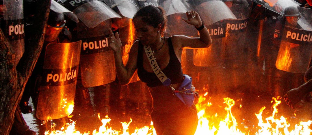 29 Luglio 2024 – Polizia contro manifestanti anti Maduro