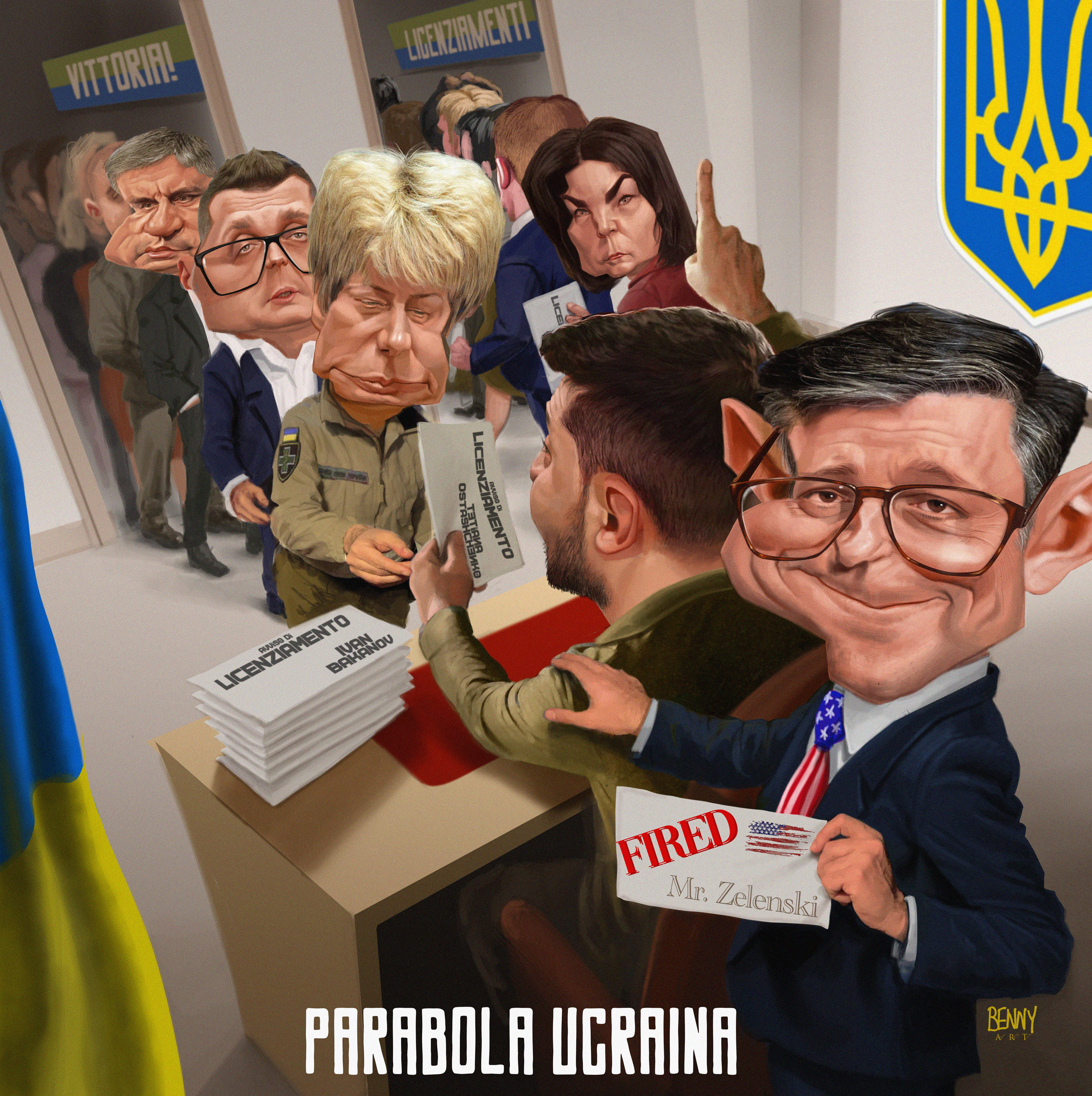 La parabola ucraina. Non vinci ti licenzio