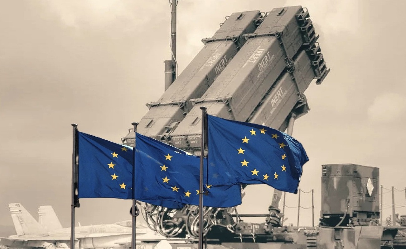 Patriot e bandiere UE
