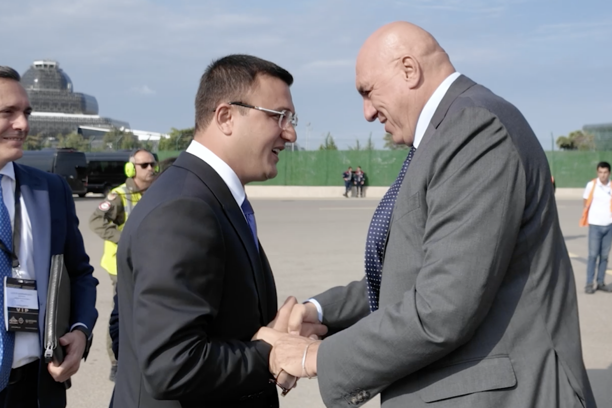 Ministro Crosetto in visita in Zerbaigian