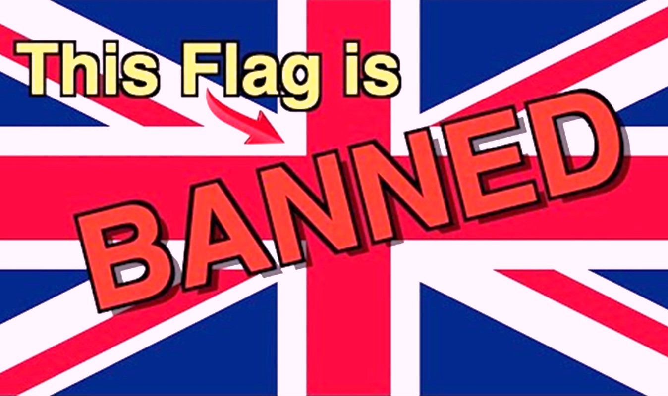 Le autorità rimuovono lo Union Jack issato dai cittadini: gli inglesi protestano
