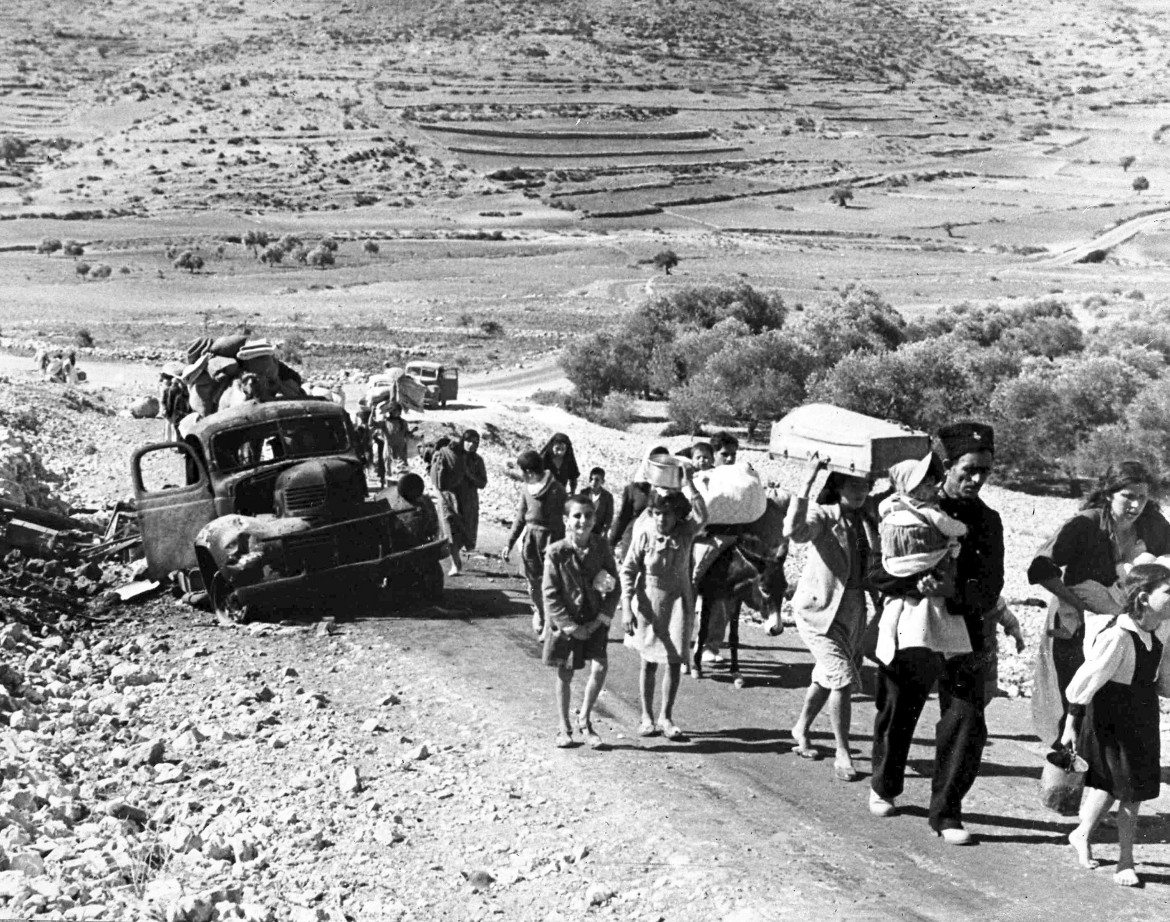 Foto - Una immagine della grande Nakba del 1948